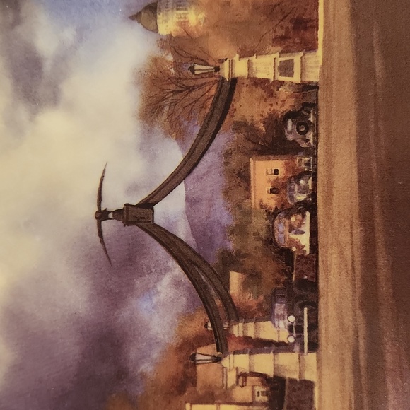 Vintage Limited Edition Utah Collector Plate 1985 The Eagle Gate - Picture 2 of 4